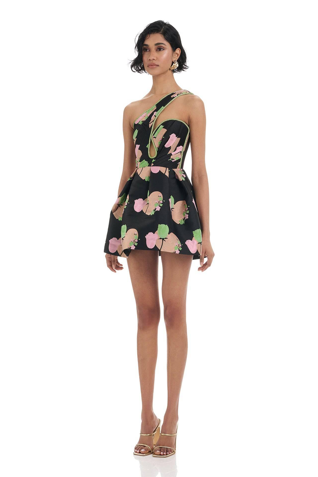 Trina Dress - Black Print