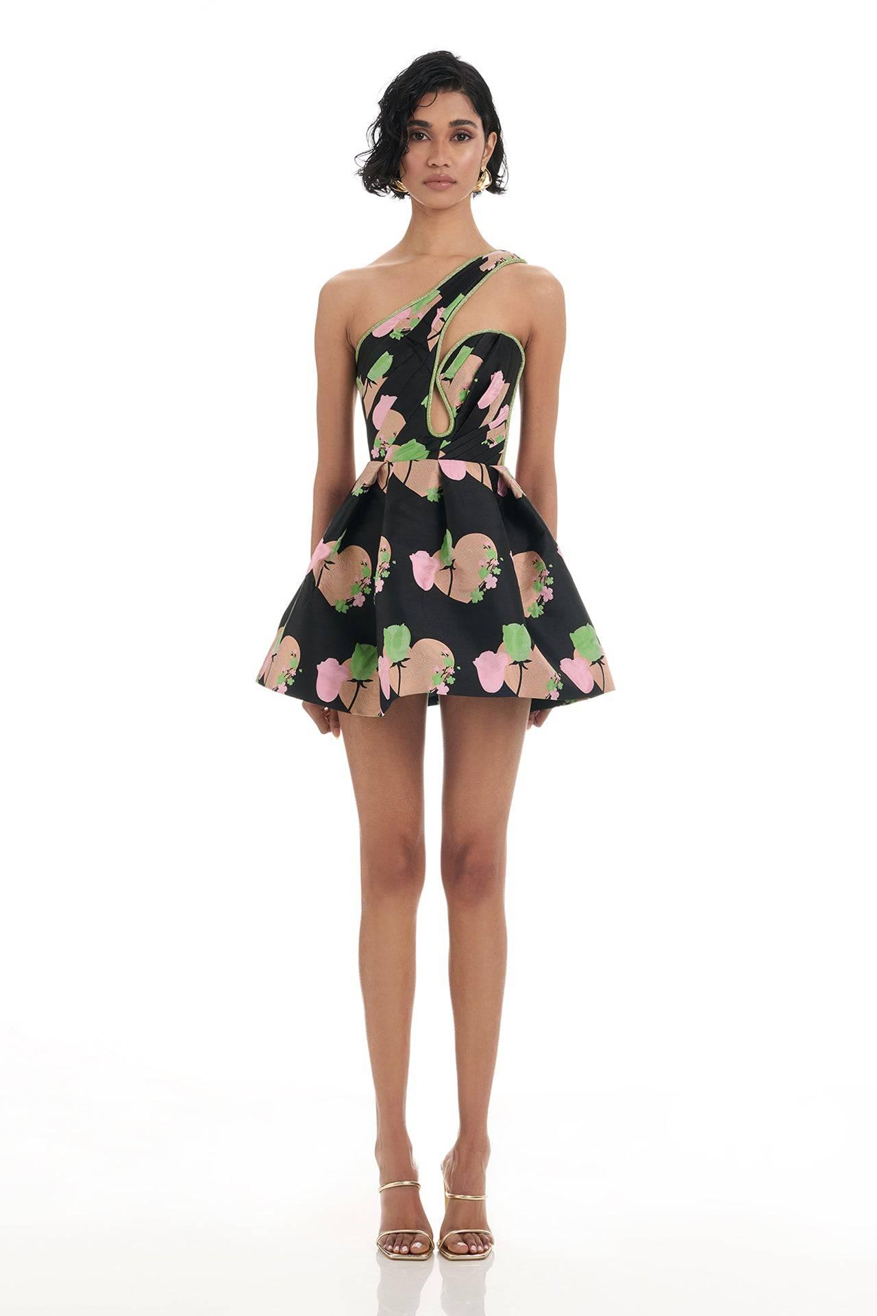 Trina Dress - Black Print