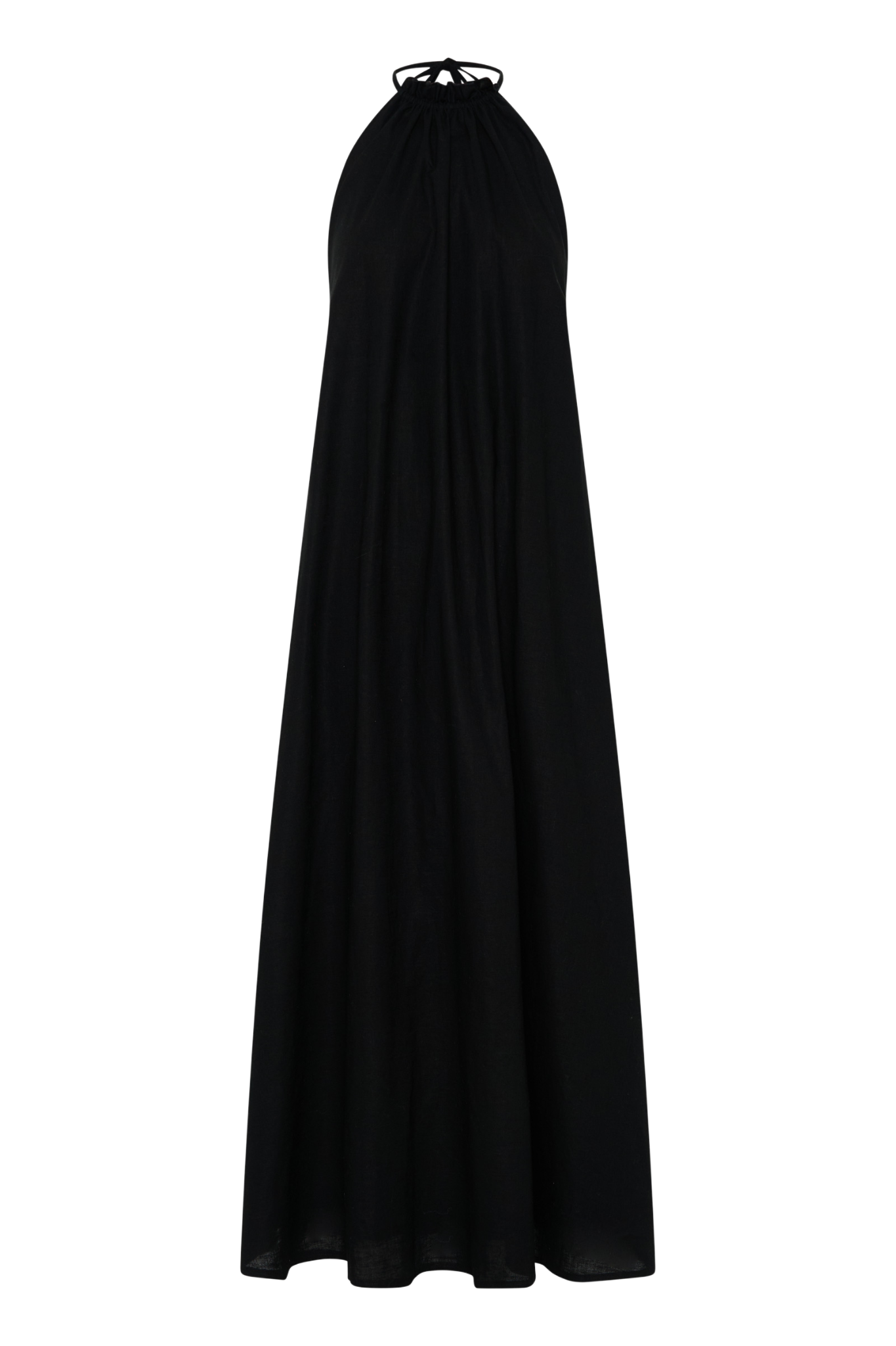 Alysse Halter Maxi Dress - Black