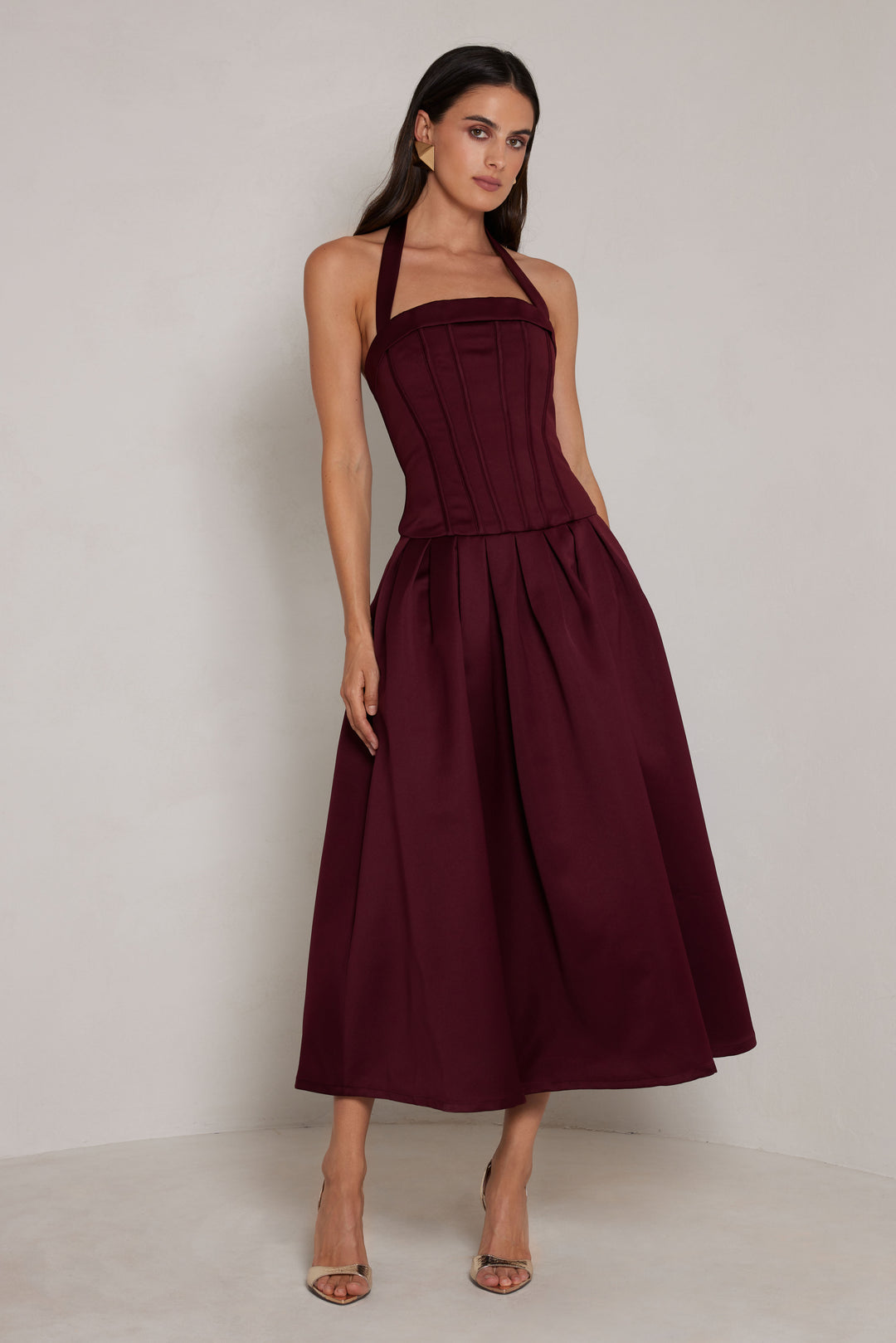 Dakota Dress - Wine