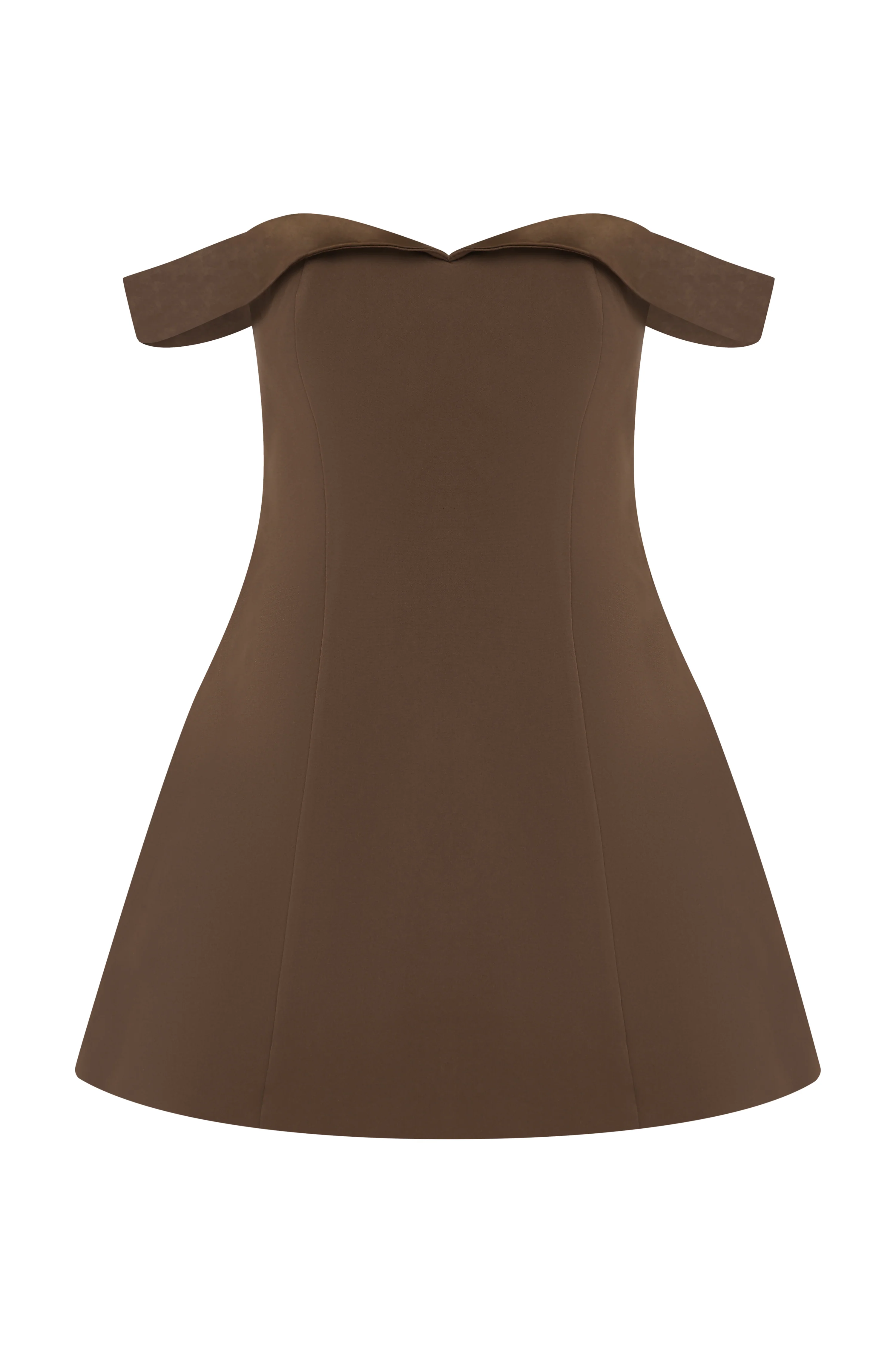 Ebony Mini Dress - Espresso