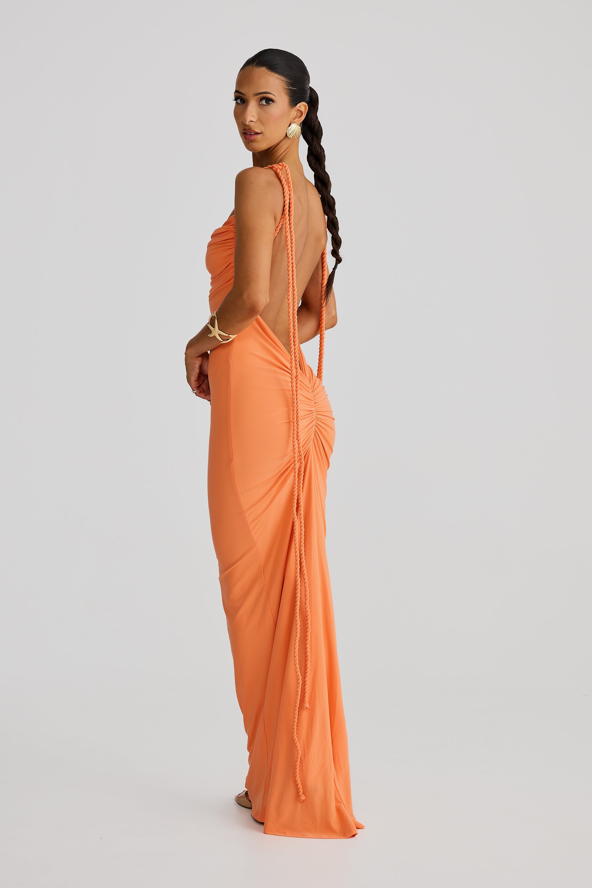 Amora Gown - Papaya