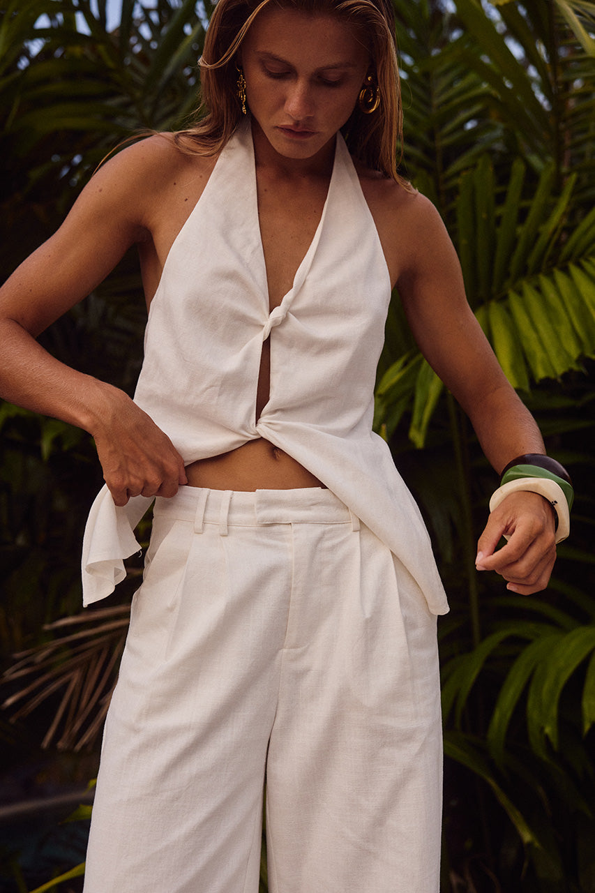 Robyn Pant - White