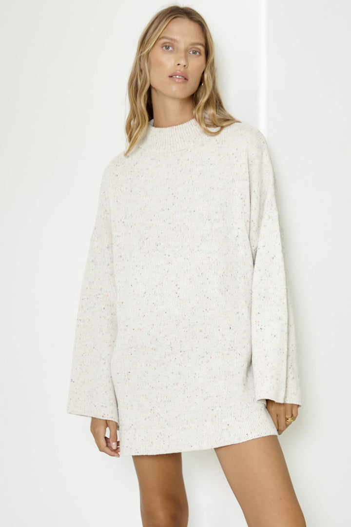 Bea Jumper - Ivory Speckle