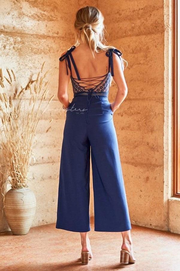 Beryl Jumpsuit - Navy