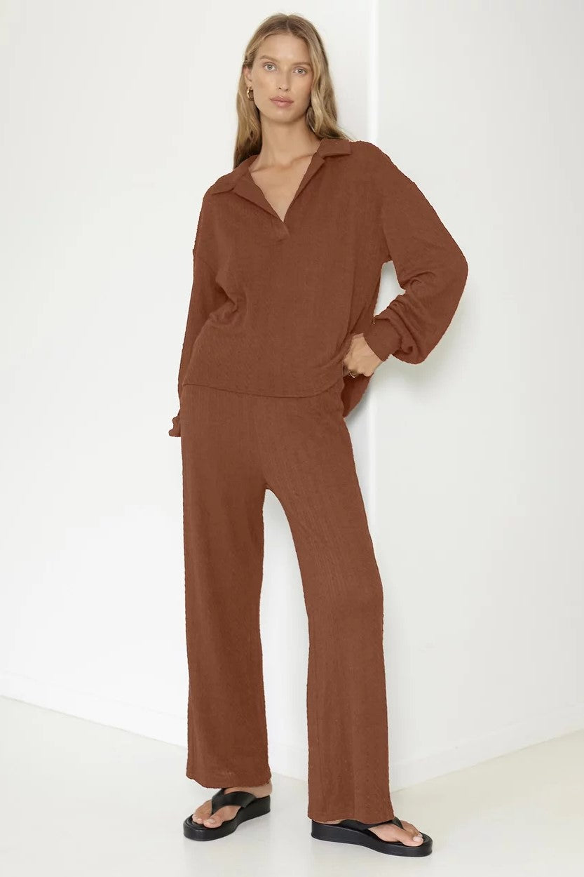 Avery Pant - Chestnut