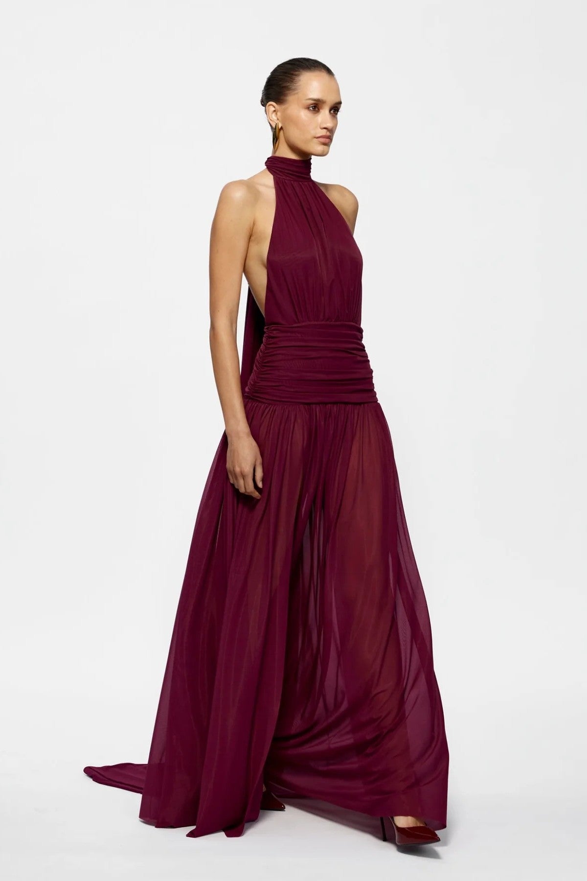 Verity Gown - Burgundy