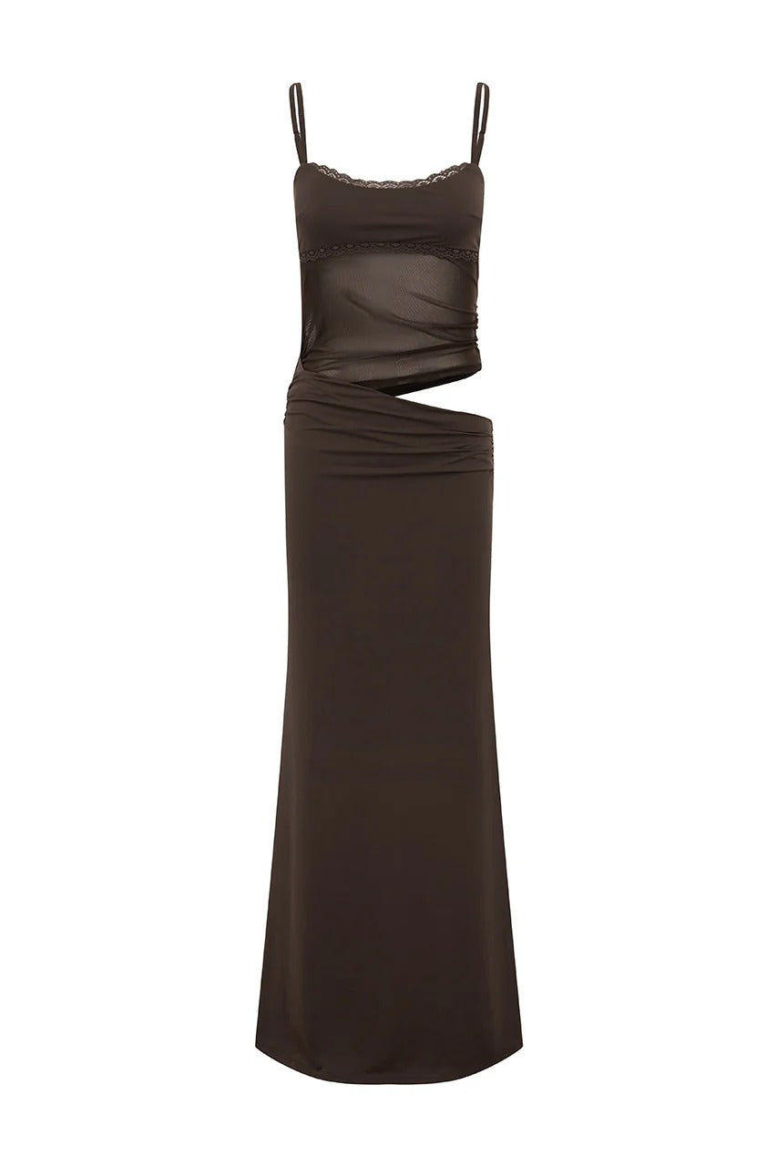 Celyse Maxi Dress - Chocolate