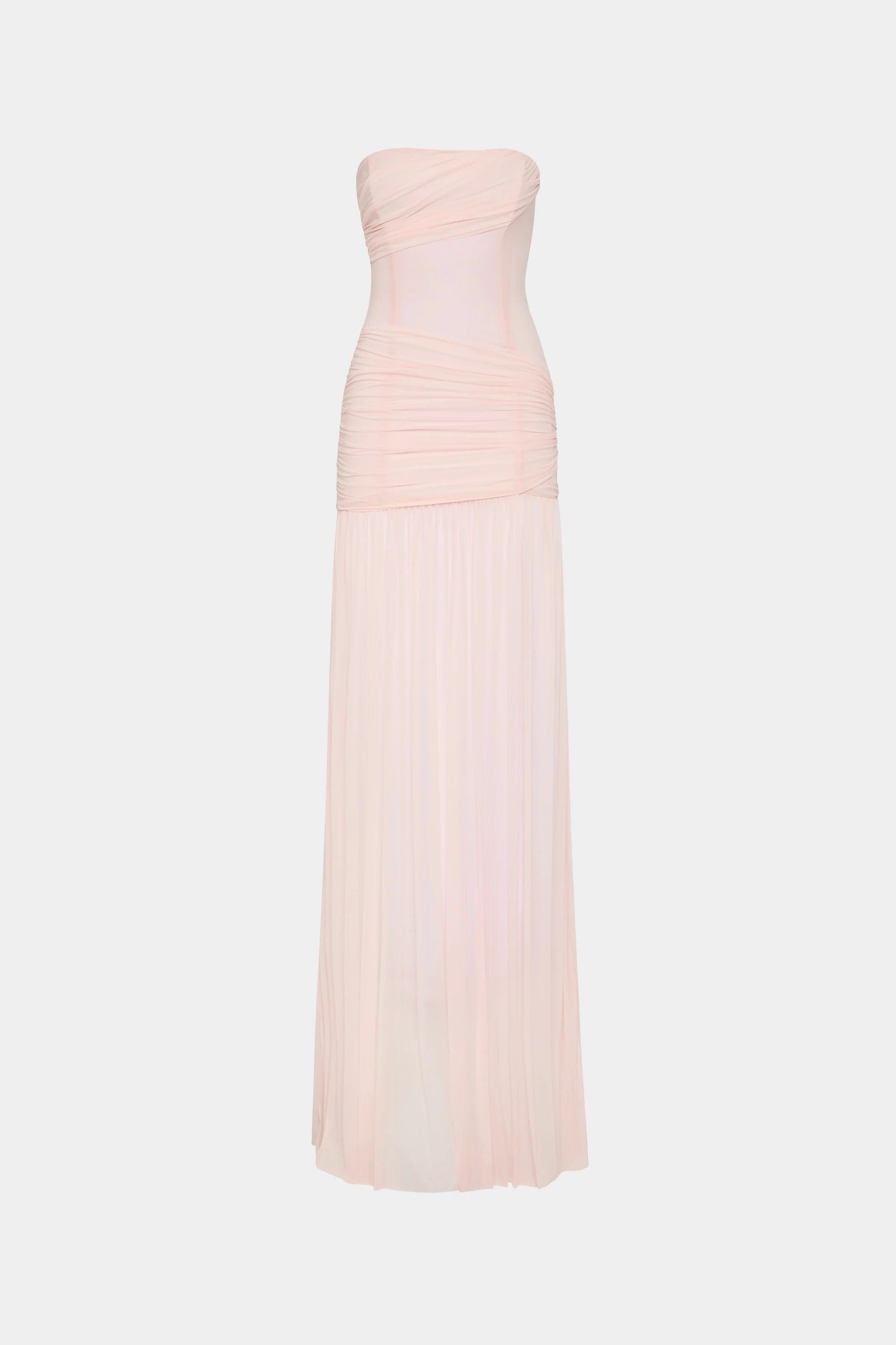 Misha Ember Wrapped Maxi Dress - Dusty Pink