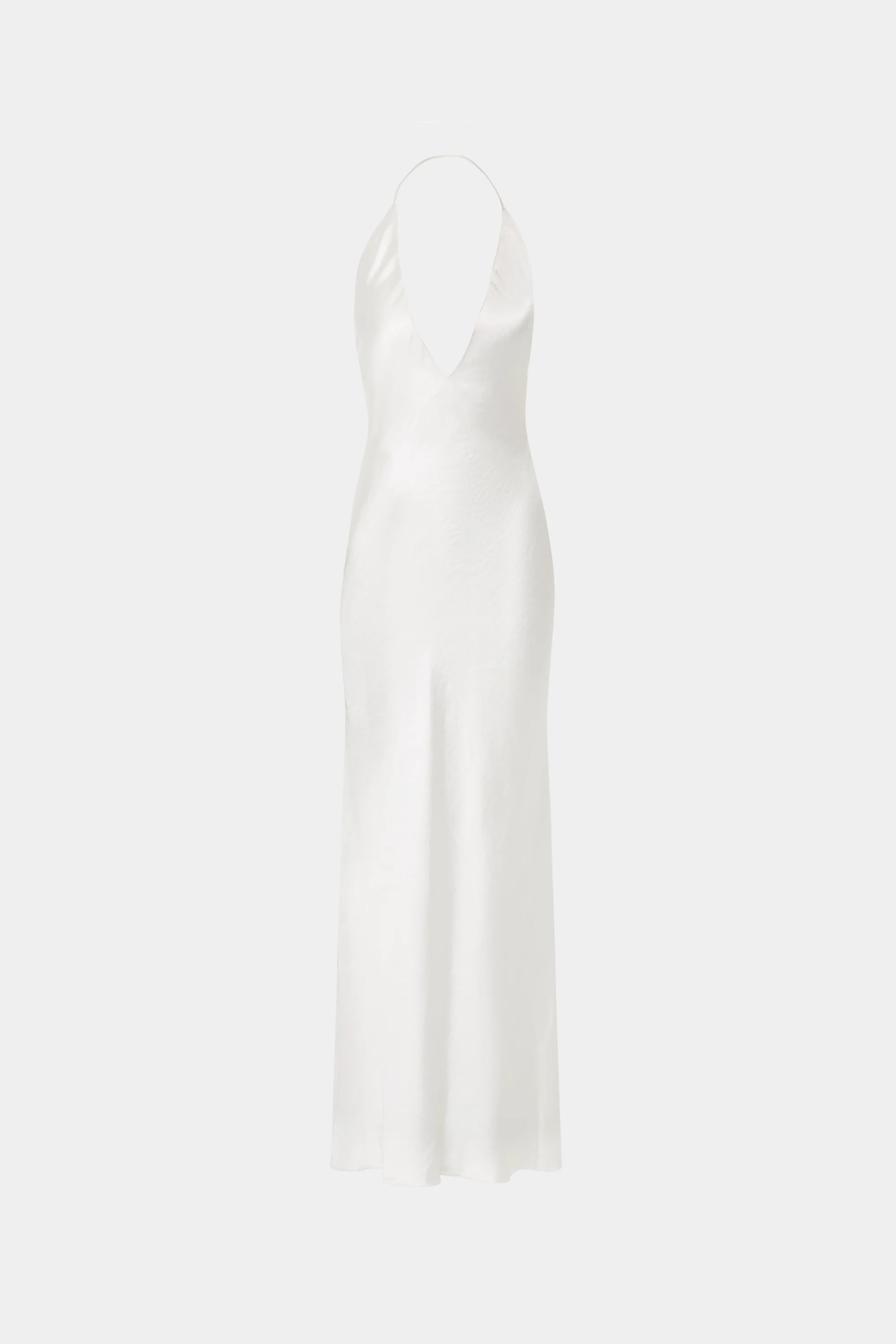 Misha Honor Satin Maxi Dress - Ivory