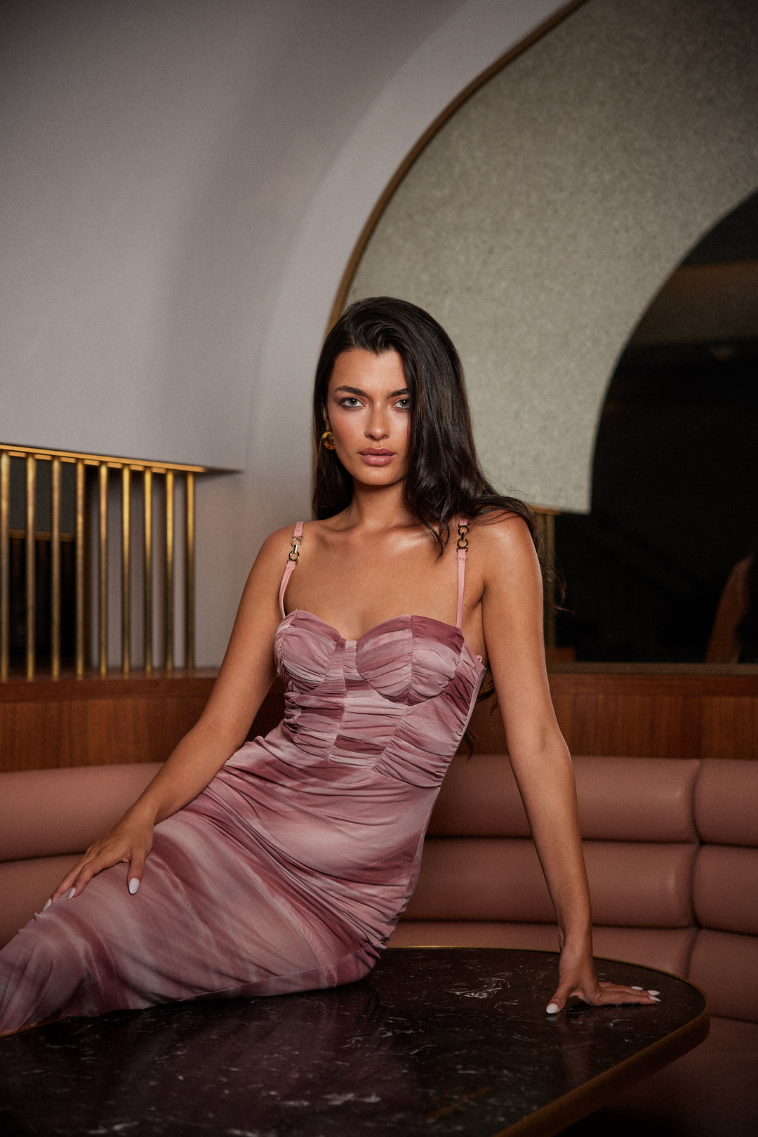 Alicia Dress - Pink Horizon