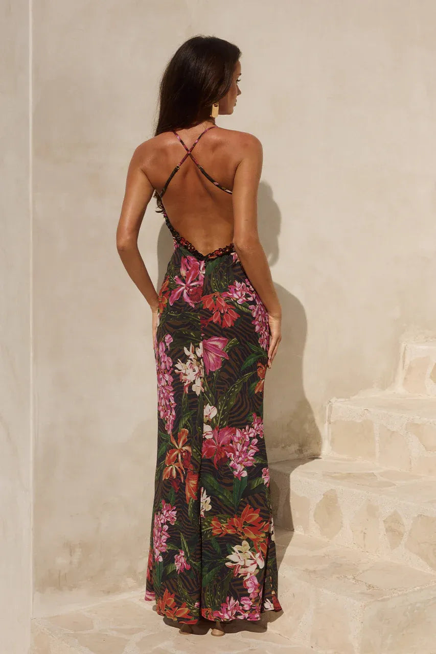 Monet Maxi Dress - Catarina Black