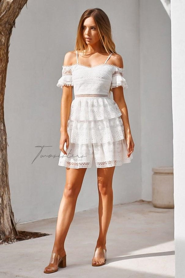 Melinda Dress - White