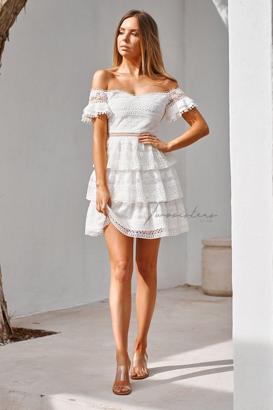 Melinda Dress - White