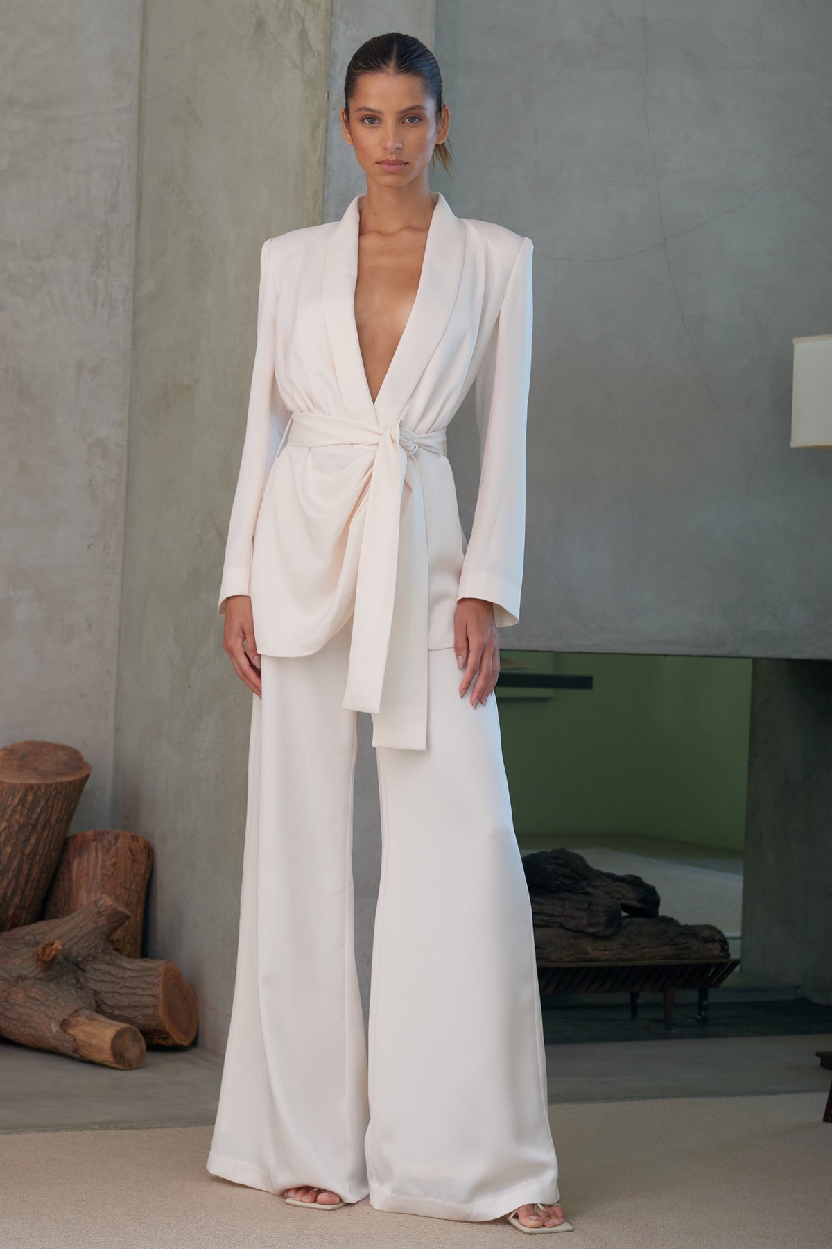 Misha Otis Pant - Ivory