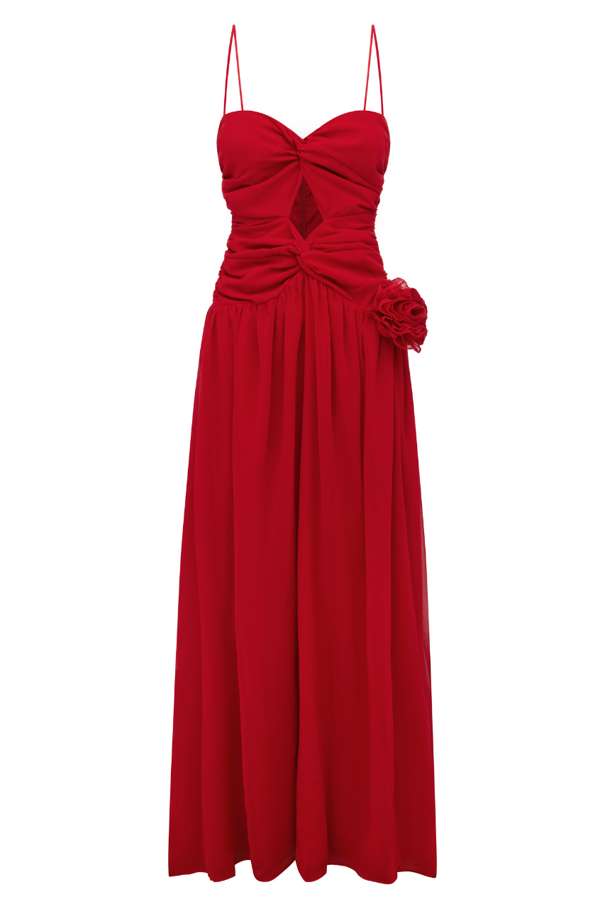 Danika Maxi Dress - Red