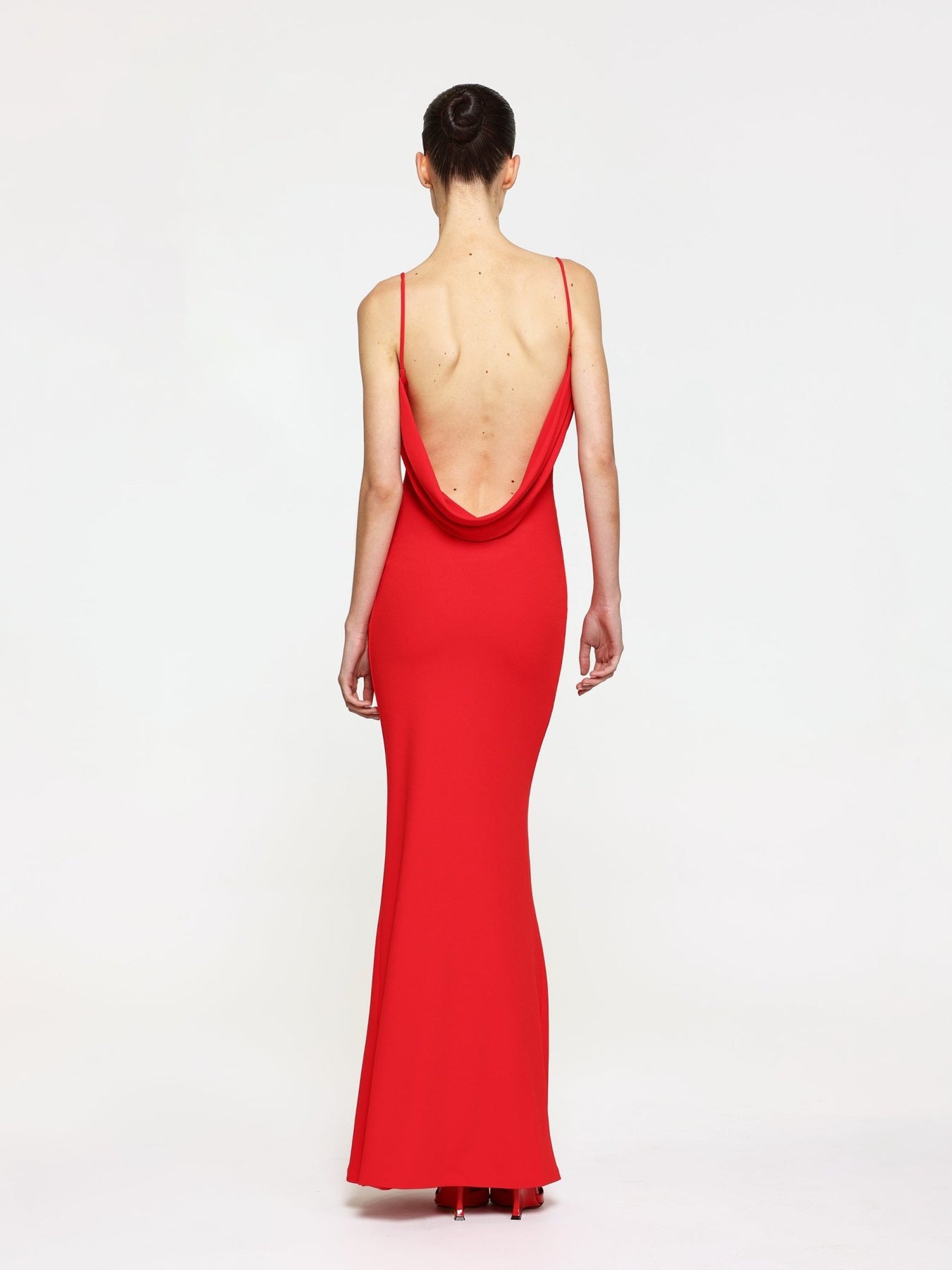 Havilland Gown - Cherry Red