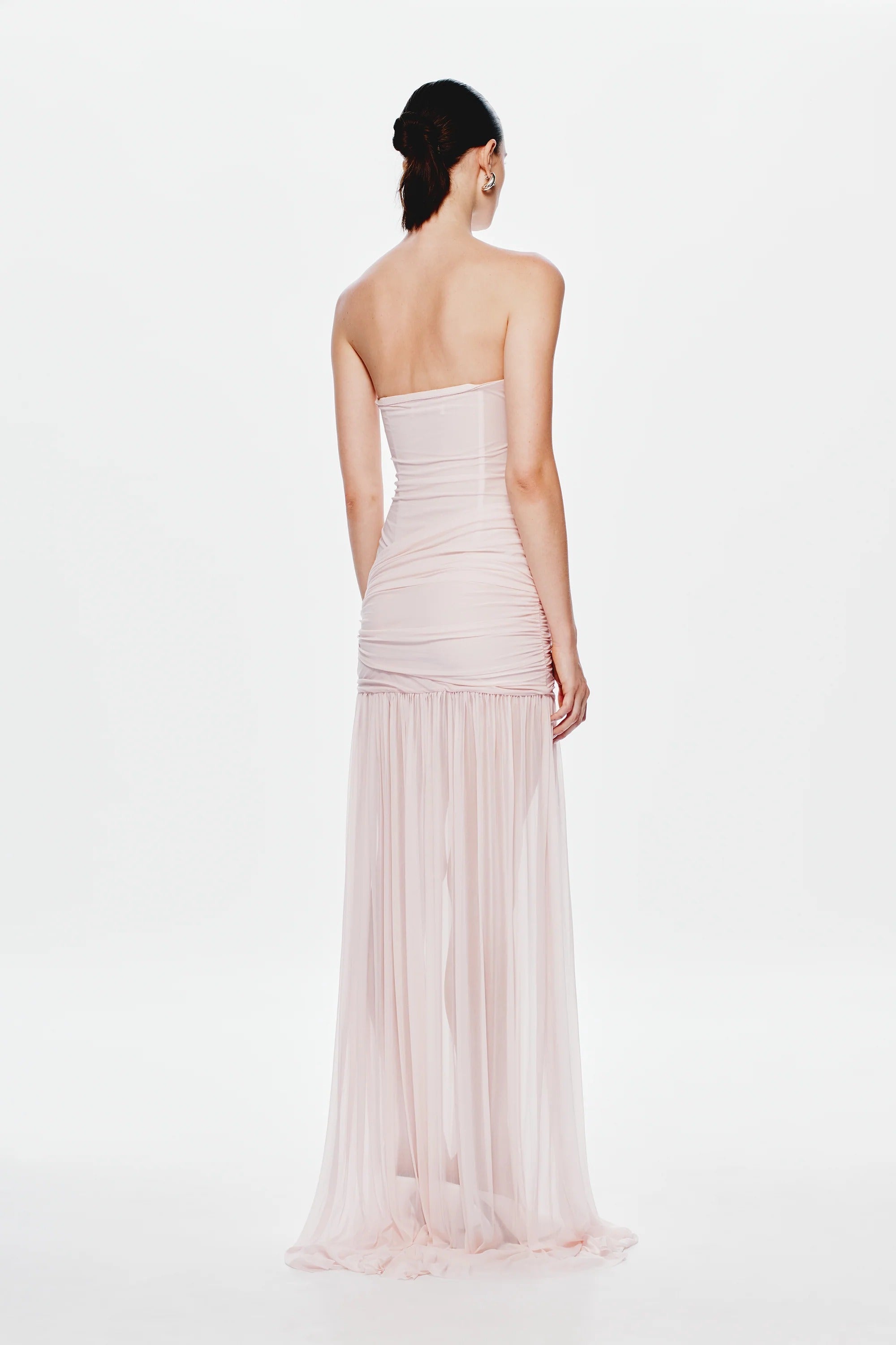 Misha Ember Wrapped Maxi Dress - Dusty Pink