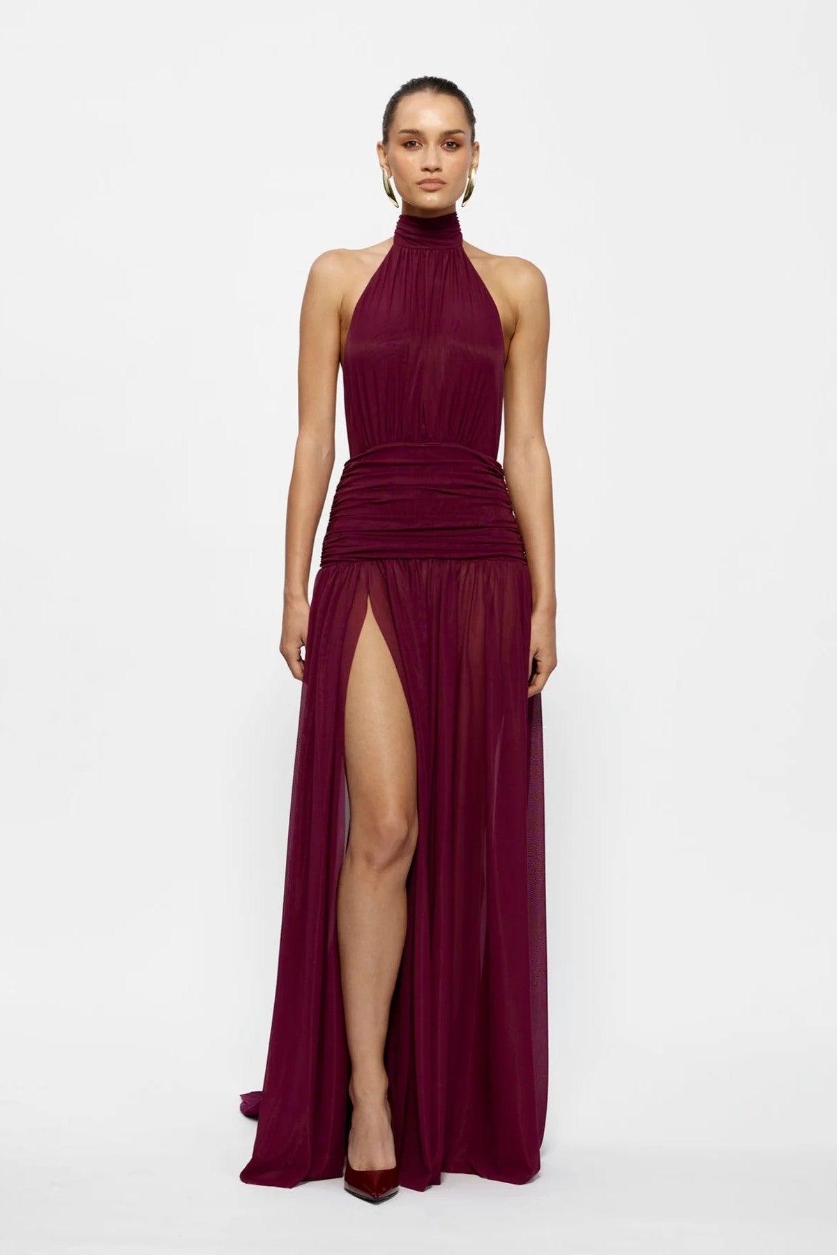 Verity Gown - Burgundy