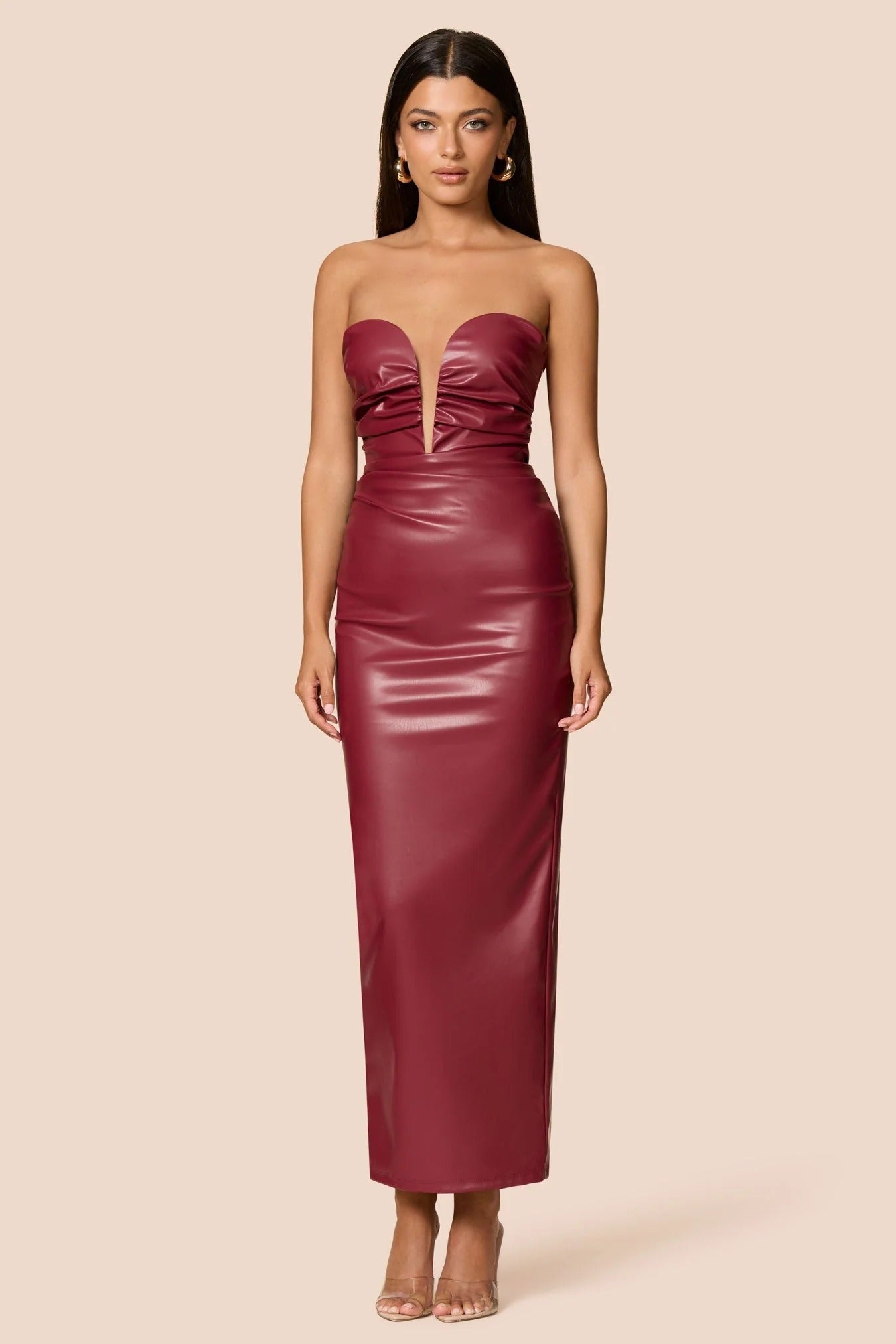 Nookie Evoke Maxi Dress - Wine