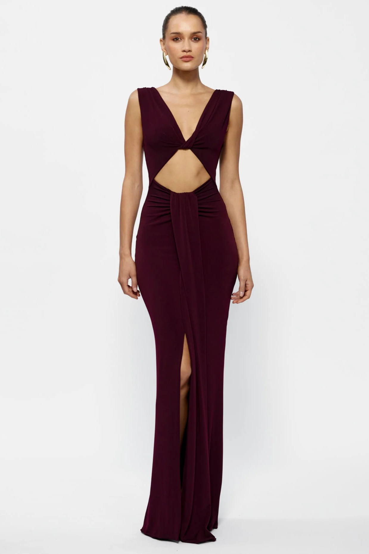 Faith Dress - Black Cherry